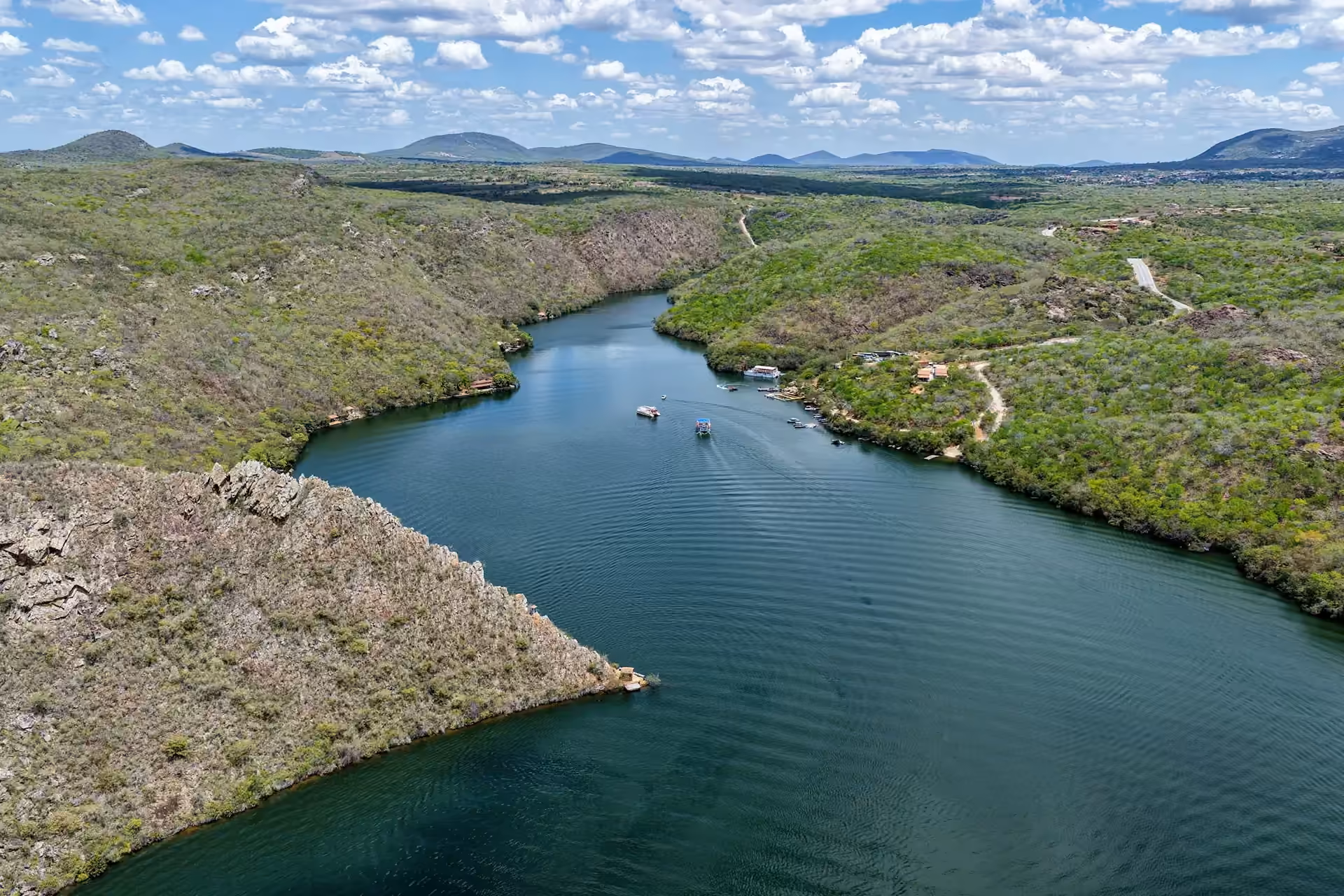 Paredões dos Cânions do São Francisco vistos do alto